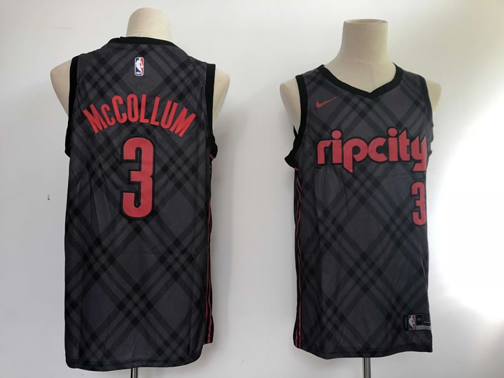 Blazers 3 C.J. McCollum Black City Edition Nike Swingman Jersey,We sell and wholesale Blazers 3 C.J. McCollum Black City Edition Nike Swingman Jersey on line form chian!